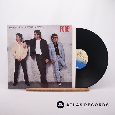 Huey Lewis & The News Fore! LP Vinyl Record - Front Cover & Record