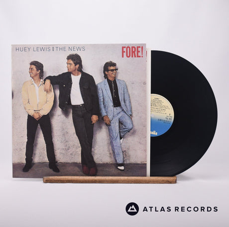 Huey Lewis & The News Fore! LP Vinyl Record - Front Cover & Record