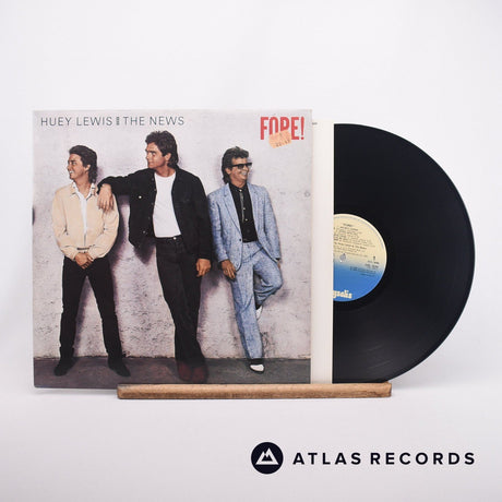 Huey Lewis & The News Fore! LP Vinyl Record - Front Cover & Record