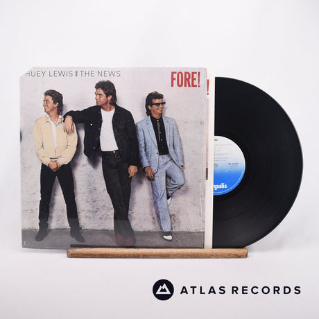 Huey Lewis & The News Fore! LP Vinyl Record - Front Cover & Record