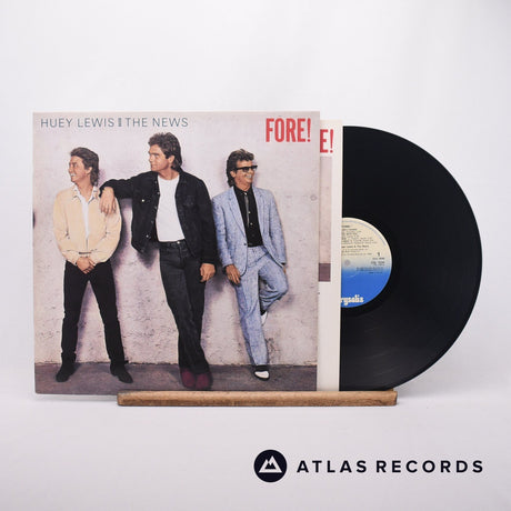 Huey Lewis & The News Fore! LP Vinyl Record - Front Cover & Record