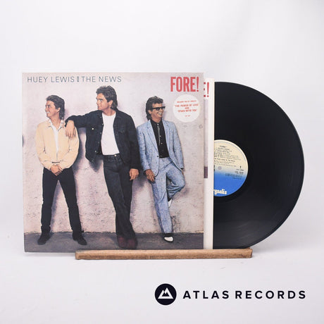 Huey Lewis & The News Fore! LP Vinyl Record - Front Cover & Record