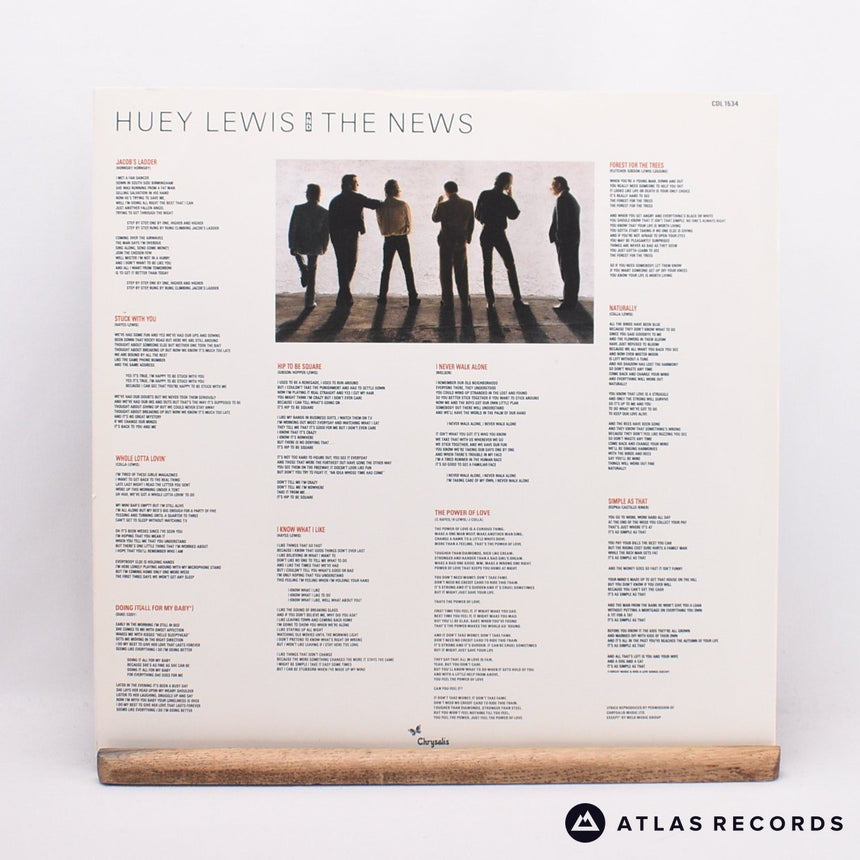 Huey Lewis & The News - Fore! - LP Vinyl Record - EX/EX