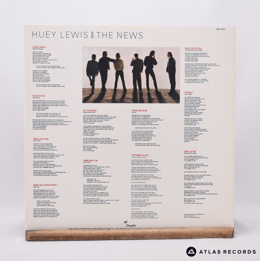 Huey Lewis & The News - Fore! - LP Vinyl Record - VG+/VG+