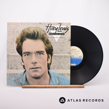 Huey Lewis & The News Picture This LP Vinyl Record - Front Cover & Record