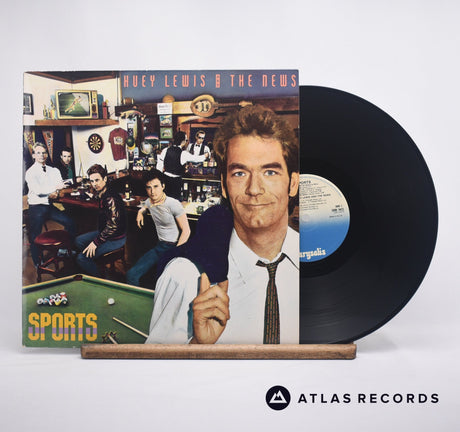 Huey Lewis & The News Sports LP Vinyl Record - Front Cover & Record