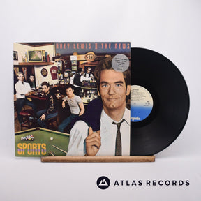 Huey Lewis & The News Sports LP Vinyl Record - Front Cover & Record