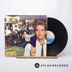 Huey Lewis & The News Sports LP Vinyl Record - Front Cover & Record