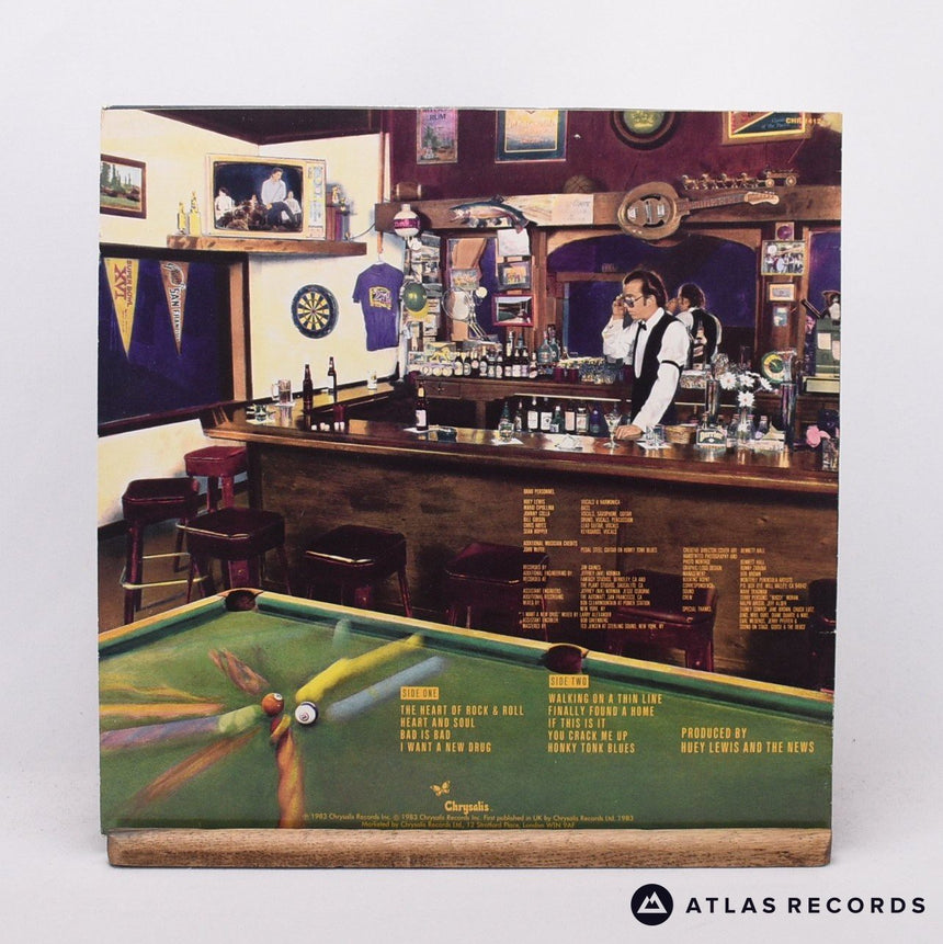 Huey Lewis & The News - Sports - LP Vinyl Record - EX/EX