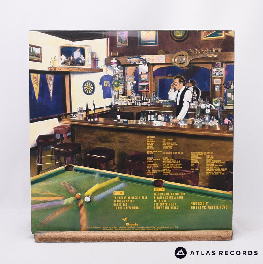 Huey Lewis & The News - Sports - Reissue LP Vinyl Record - VG+/EX