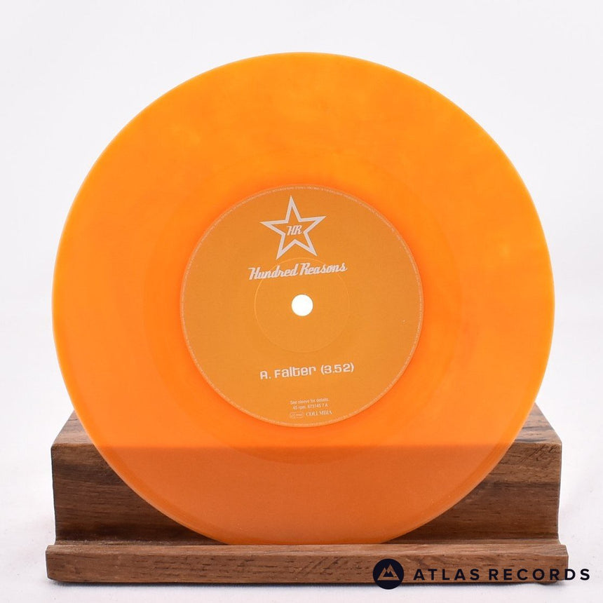 Hundred Reasons - Falter - Orange Numbered 7" Vinyl Record - EX/EX