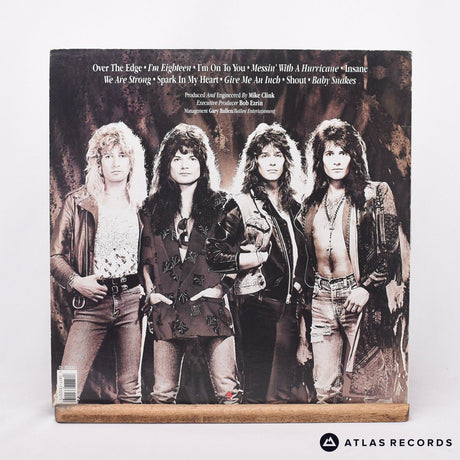 Hurricane - Over The Edge - Us LP Vinyl Record - EX/VG+