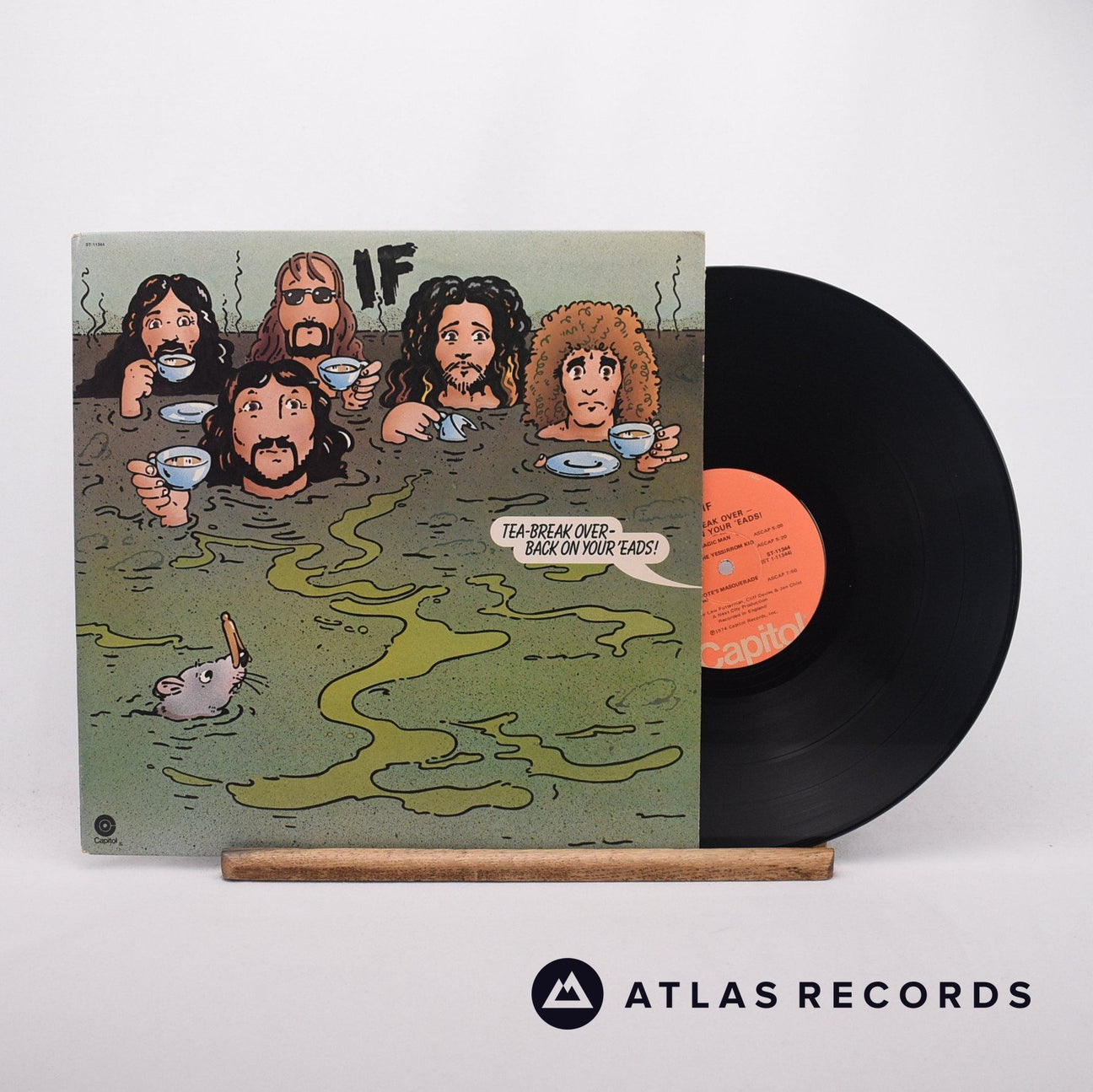 IF Tea-Break Over-Back On Your 'Eads! LP Vinyl Record - Front Cover & Record