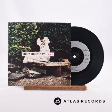 INXS Baby Don't Cry 7" Vinyl Record - Front Cover & Record