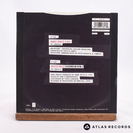 INXS - Baby Don't Cry - 7" Vinyl Record - EX/EX