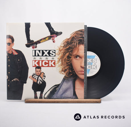 INXS Kick LP Vinyl Record - Front Cover & Record