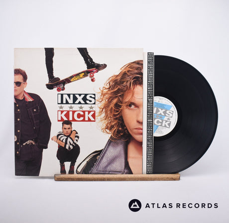 INXS Kick LP Vinyl Record - Front Cover & Record