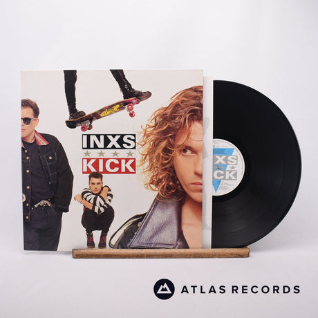 INXS Kick LP Vinyl Record - Front Cover & Record