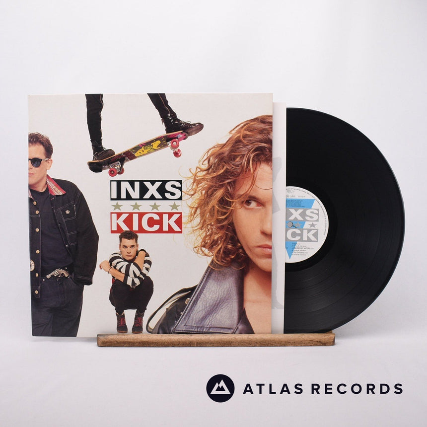 INXS Kick LP Vinyl Record - Front Cover & Record