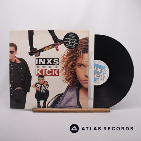 INXS Kick LP Vinyl Record - Front Cover & Record