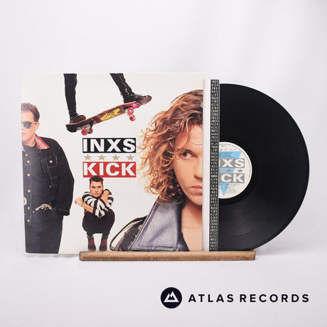 INXS Kick LP Vinyl Record - Front Cover & Record
