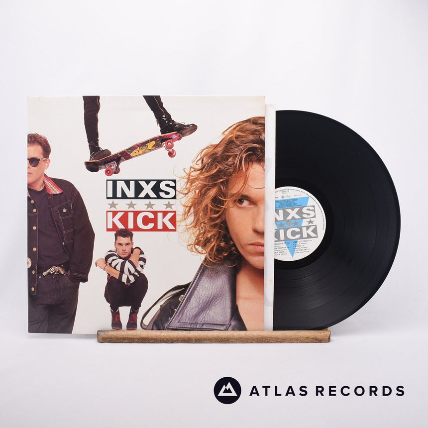 INXS Kick LP Vinyl Record - Front Cover & Record