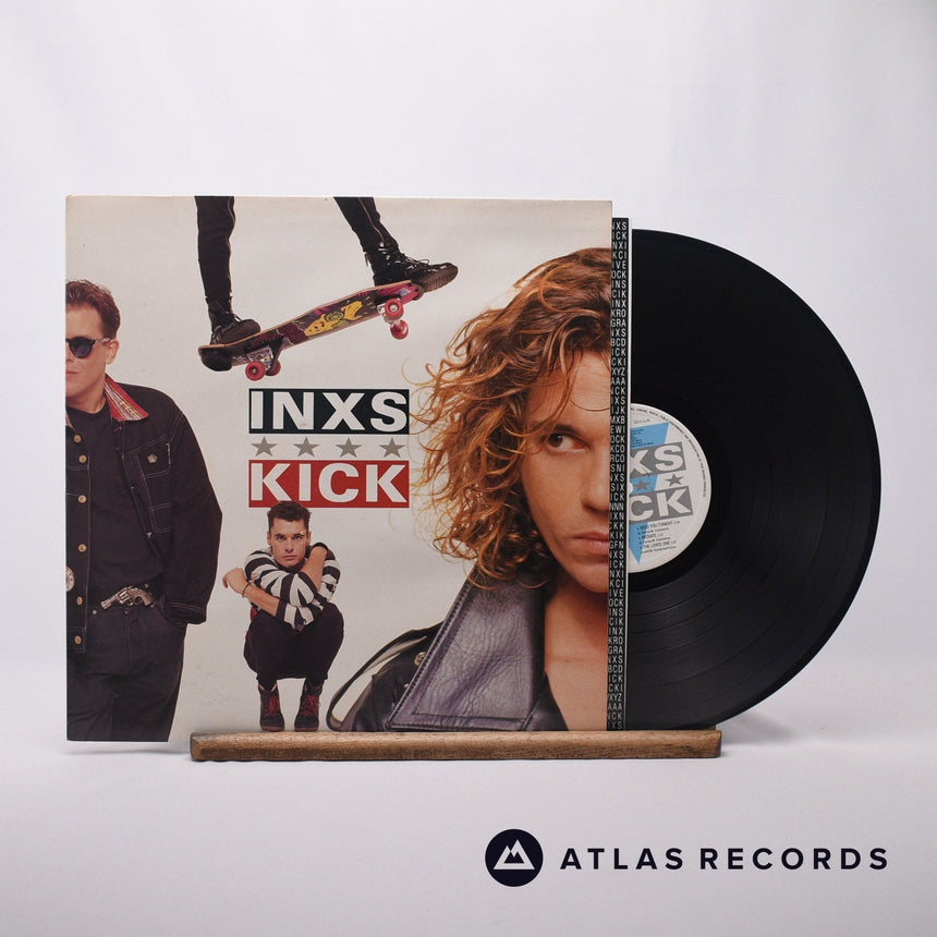 INXS Kick LP Vinyl Record - Front Cover & Record