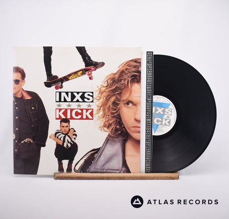 INXS Kick LP Vinyl Record - Front Cover & Record