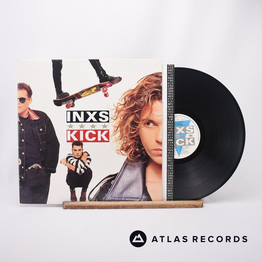 INXS Kick LP Vinyl Record - Front Cover & Record