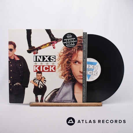 INXS Kick LP Vinyl Record - Front Cover & Record
