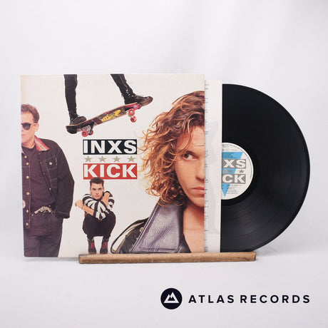 INXS Kick LP Vinyl Record - Front Cover & Record