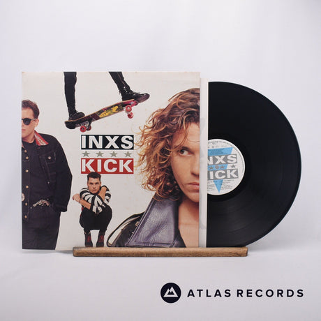 INXS Kick LP Vinyl Record - Front Cover & Record