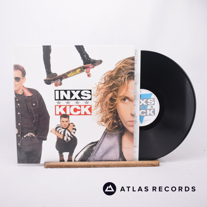 INXS Kick LP Vinyl Record - Front Cover & Record