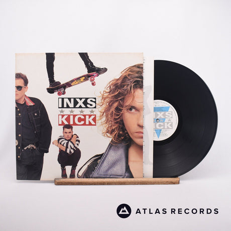 INXS Kick LP Vinyl Record - Front Cover & Record