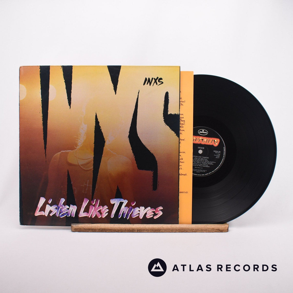 INXS Listen Like Thieves LP Vinyl Record - Front Cover & Record