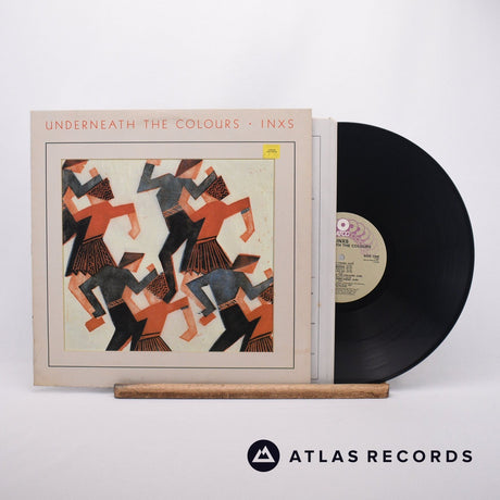 INXS Underneath The Colours LP Vinyl Record - Front Cover & Record