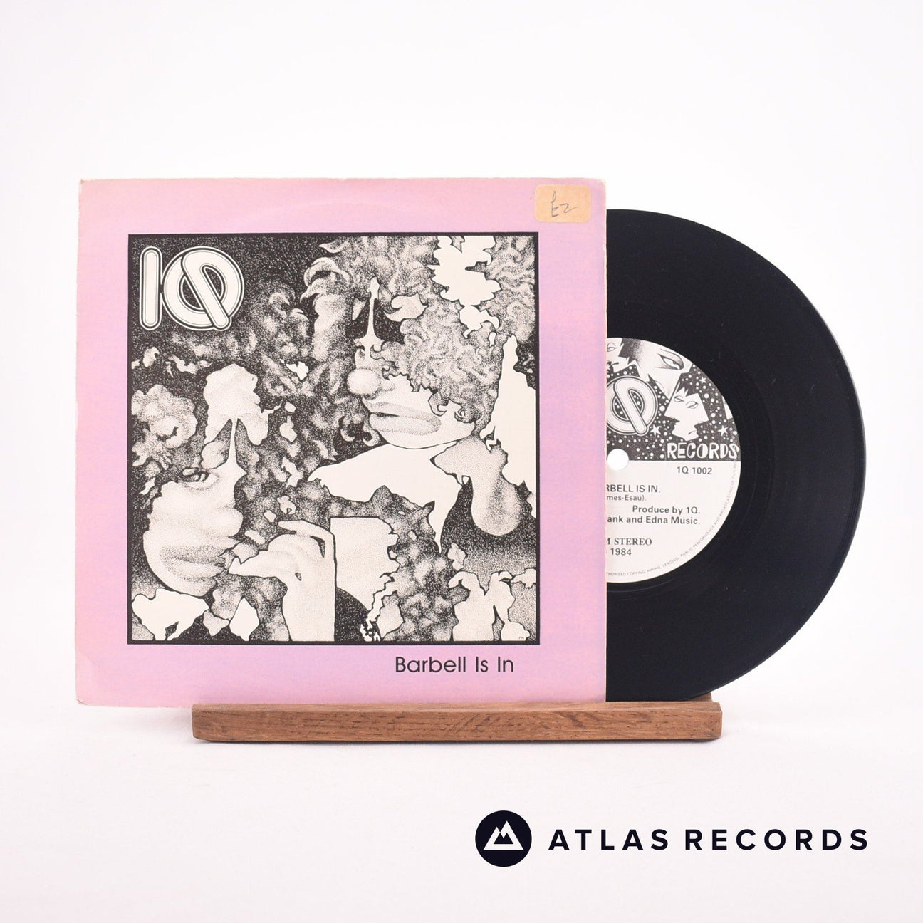 IQ Barbell Is In 7" Vinyl Record - Front Cover & Record