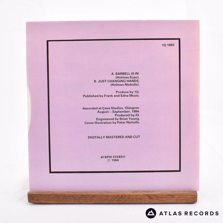 IQ - Barbell Is In - Signed 7" Vinyl Record - EX/EX