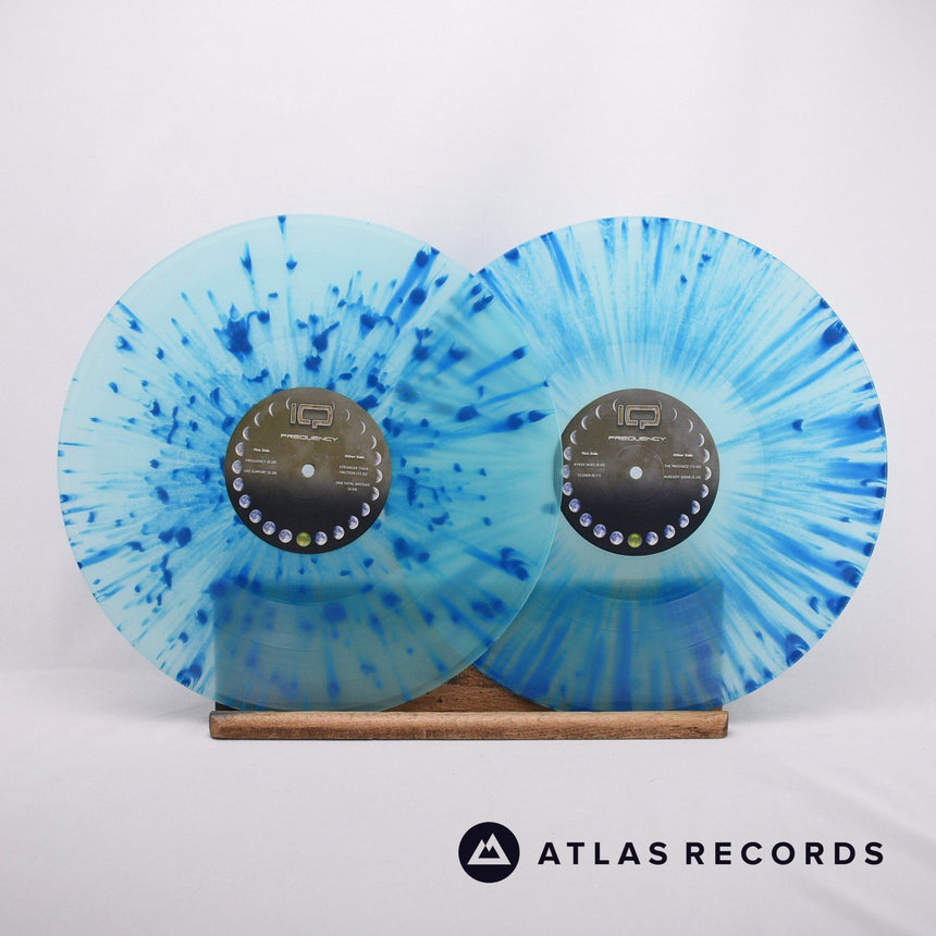 IQ - Frequency - Transparent With Blue Splatter 2 x LP Vinyl Record - NM/NM