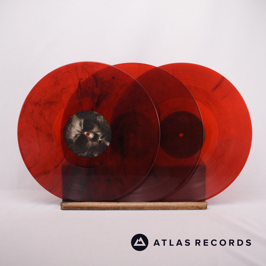 IQ - The Road Of Bones - 180G Red With Black Marbling Insert 3 x LP Vinyl Record