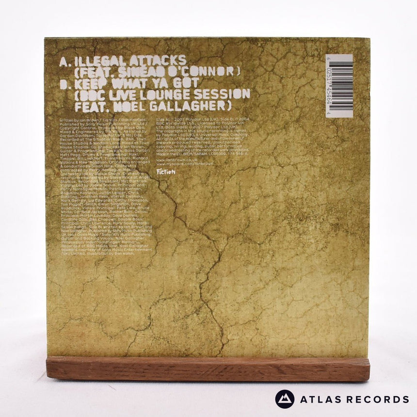 Ian Brown - Illegal Attacks - Insert 7" Vinyl Record - NM/NM