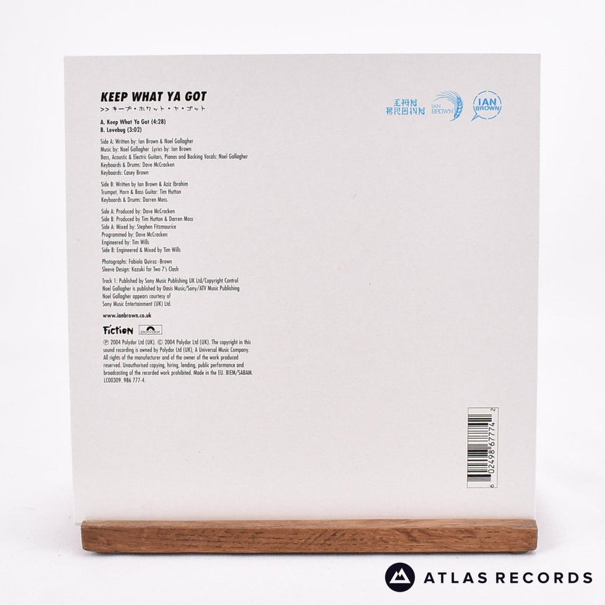 Ian Brown - Keep What Ya Got - 7" Vinyl Record - NM/NM