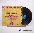 Ian Dury And The Blockheads Do It Yourself LP Vinyl Record - Front Cover & Record