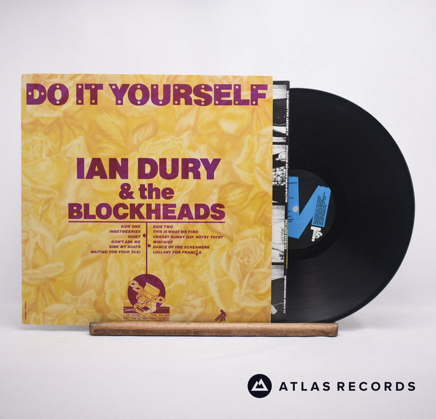 Ian Dury And The Blockheads Do It Yourself LP Vinyl Record - Front Cover & Record