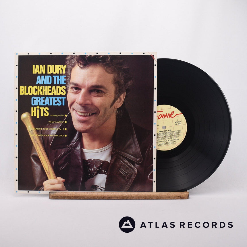 Ian Dury And The Blockheads Greatest Hits LP Vinyl Record - Front Cover & Record
