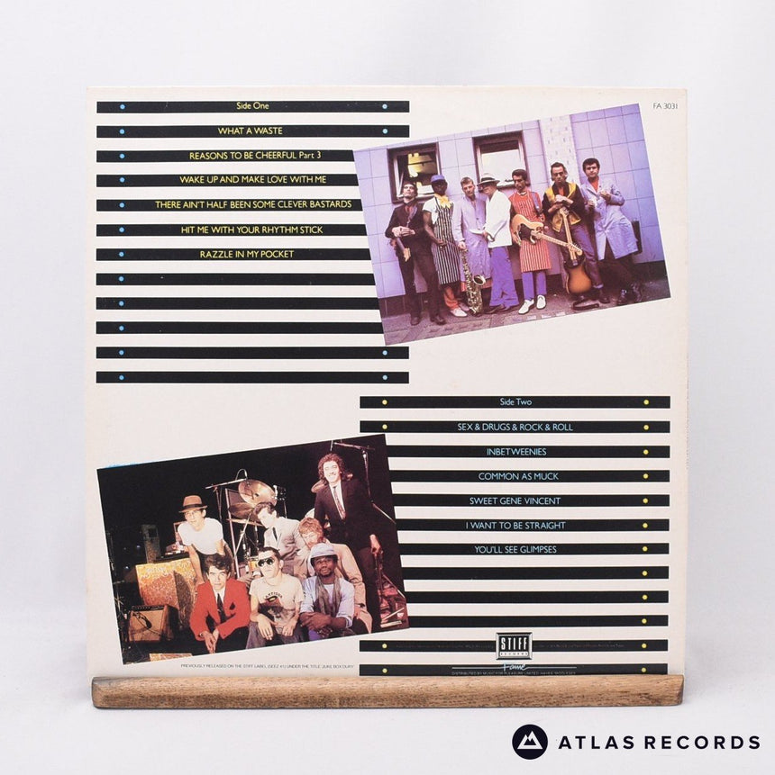 Ian Dury And The Blockheads - Greatest Hits - Strawberry LP Vinyl Record - EX/EX