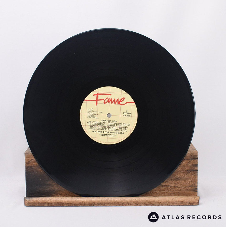 Ian Dury And The Blockheads - Greatest Hits - Strawberry LP Vinyl Record - EX/EX