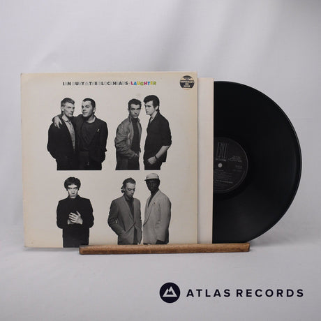 Ian Dury And The Blockheads Laughter LP Vinyl Record - Front Cover & Record