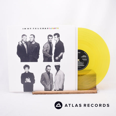 Ian Dury And The Blockheads Laughter LP Vinyl Record - Front Cover & Record