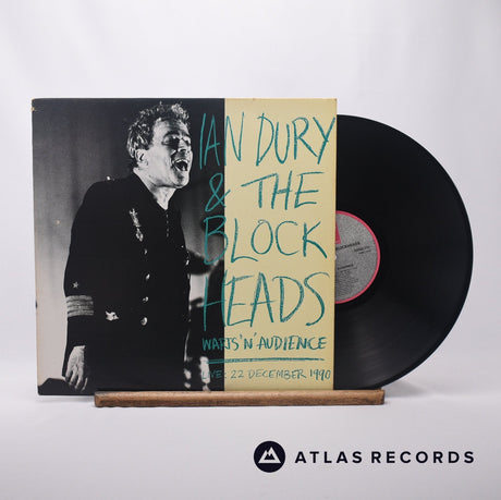 Ian Dury And The Blockheads Warts 'N' Audience 7" + LP Vinyl Record - Front Cover & Record